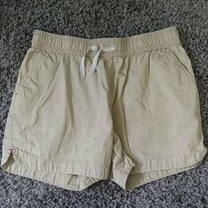 Tan casual shorts